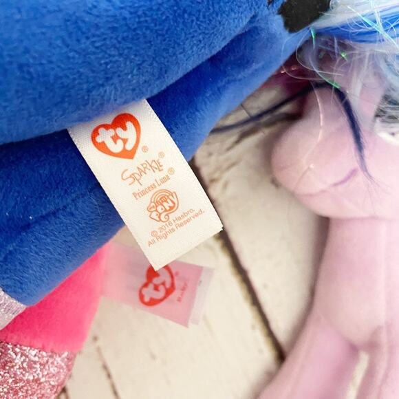 TY My Little Pony Plush Set of 4 - Picture 8 of 9